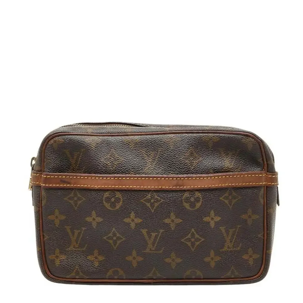 LOUIS VUITTON Authentic Brown Monogram Leather Bag